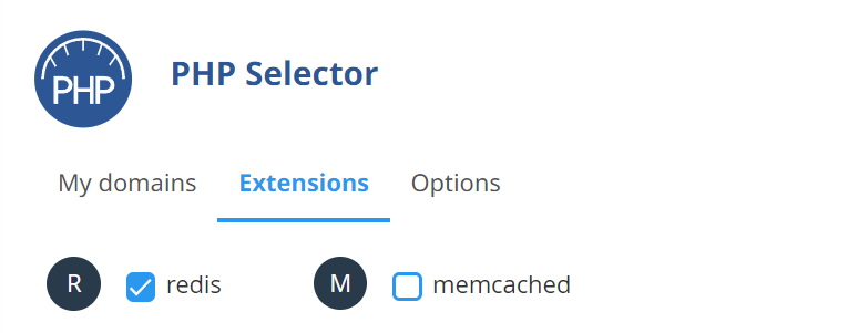 Redis memcached cpanel